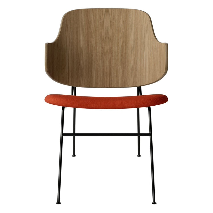 The Penguin Timber Lounge Chair by Audo Copenhagen - The Penguin Lounge Chair is a mid-century masterpiece. Reclining and harmonious, but with plenty of boldness, it is characterised by calmness and balance. Sitting in this deep, low chair feels comfortab