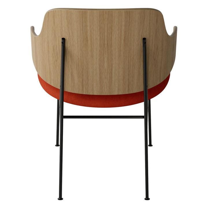 The Penguin Timber Lounge Chair by Audo Copenhagen - The Penguin Lounge Chair is a mid-century masterpiece. Reclining and harmonious, but with plenty of boldness, it is characterised by calmness and balance. Sitting in this deep, low chair feels comfortab