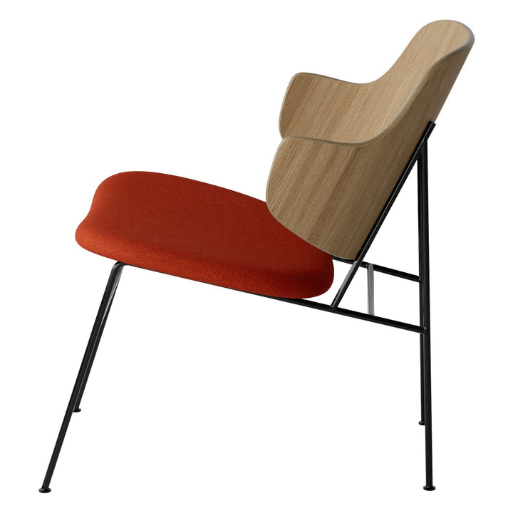 The Penguin Timber Lounge Chair by Audo Copenhagen - The Penguin Lounge Chair is a mid-century masterpiece. Reclining and harmonious, but with plenty of boldness, it is characterised by calmness and balance. Sitting in this deep, low chair feels comfortab