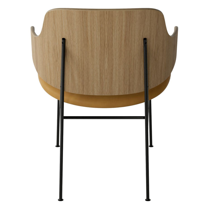 The Penguin Timber Lounge Chair by Audo Copenhagen - The Penguin Lounge Chair is a mid-century masterpiece. Reclining and harmonious, but with plenty of boldness, it is characterised by calmness and balance. Sitting in this deep, low chair feels comfortab