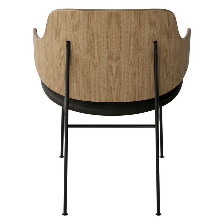 The Penguin Timber Lounge Chair by Audo Copenhagen - The Penguin Lounge Chair is a mid-century masterpiece. Reclining and harmonious, but with plenty of boldness, it is characterised by calmness and balance. Sitting in this deep, low chair feels comfortab