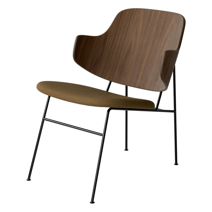 The Penguin Timber Lounge Chair by Audo Copenhagen - The Penguin Lounge Chair is a mid-century masterpiece. Reclining and harmonious, but with plenty of boldness, it is characterised by calmness and balance. Sitting in this deep, low chair feels comfortab