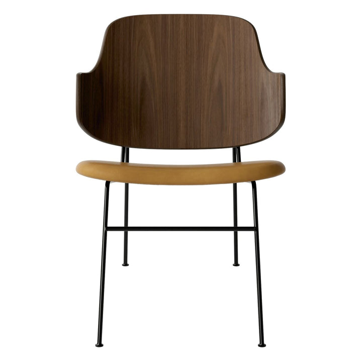 The Penguin Timber Lounge Chair by Audo Copenhagen - The Penguin Lounge Chair is a mid-century masterpiece. Reclining and harmonious, but with plenty of boldness, it is characterised by calmness and balance. Sitting in this deep, low chair feels comfortab