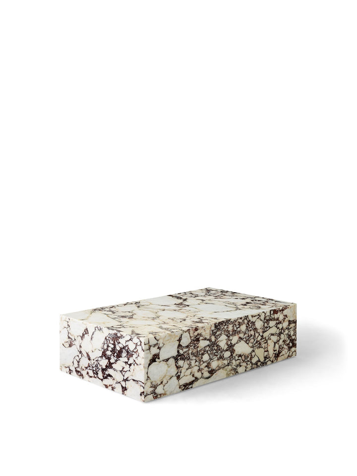 Plinth Low by Audo Copenhagen - The Plinth Low is a stunning addition to the Plinth Collection, featuring natural materials and expert craftsmanship. Its elegant design brings warmth and texture to any space. Available in a variety of marble options, incl