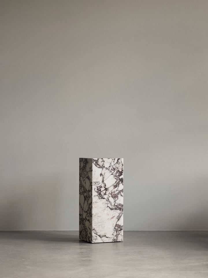 Audo CPH Plinth Pedestal by Audo Copenhagen - The Plinth Pedestal is an elegant addition to our expanding Plinth Collection. Made from a variety of natural materials, this space-saving piece serves as a stylish display for precious trinkets, family heirlo