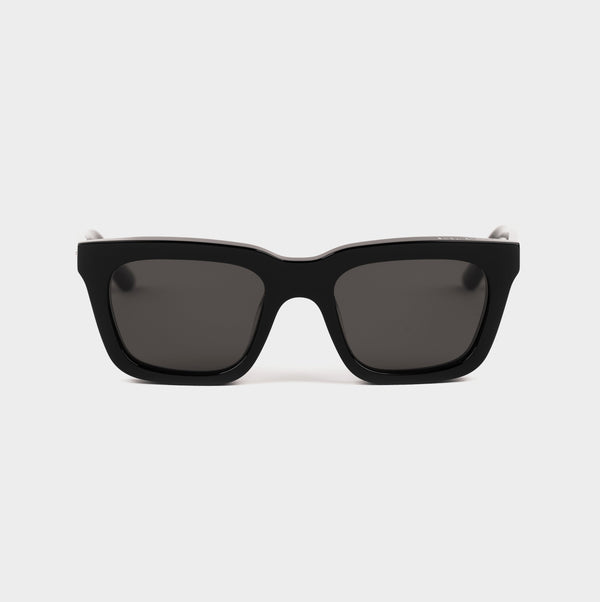 Vaanyard PRIME TIME. Black Gloss | Grey Polarised Sunglasses
