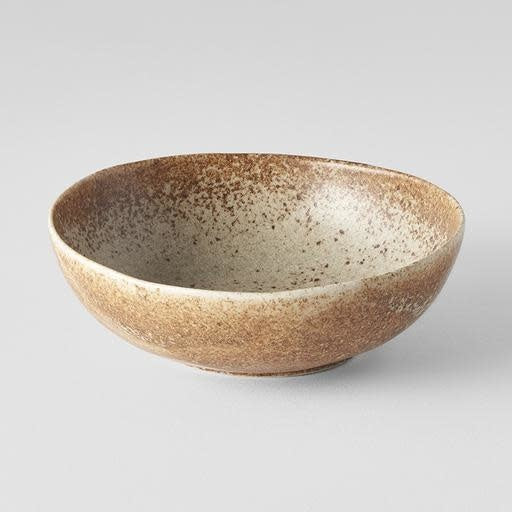 Bowl Oval 14cm Sand Fade Glaze