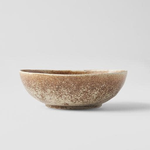Bowl Oval 14cm Sand Fade Glaze