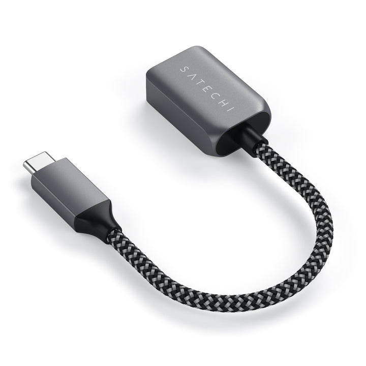 Satechi USB-C to USB 3.0 Adapter The Satechi USB-C to USB 3.0 Adapter Cable is your sleek, convenient solution to connecting USB-A devices to your USB Type-C laptop or tablet. Back up files or connect USB peripherals with ease, featuring its SuperSpeed US