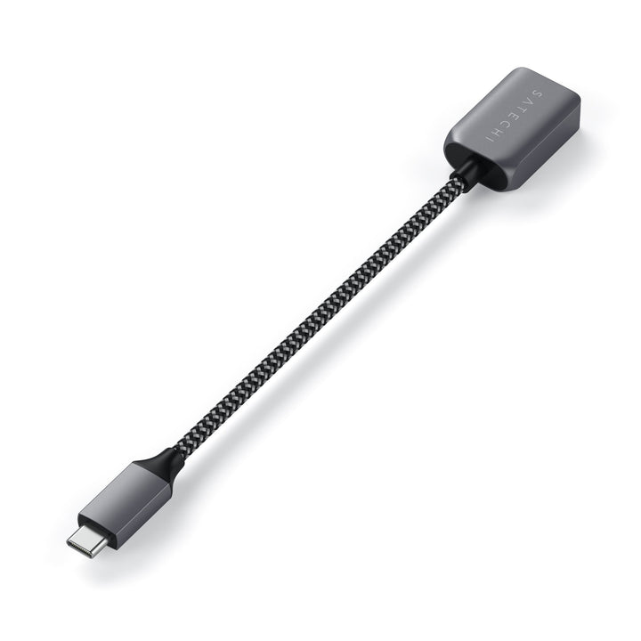 Satechi USB-C to USB 3.0 Adapter The Satechi USB-C to USB 3.0 Adapter Cable is your sleek, convenient solution to connecting USB-A devices to your USB Type-C laptop or tablet. Back up files or connect USB peripherals with ease, featuring its SuperSpeed US