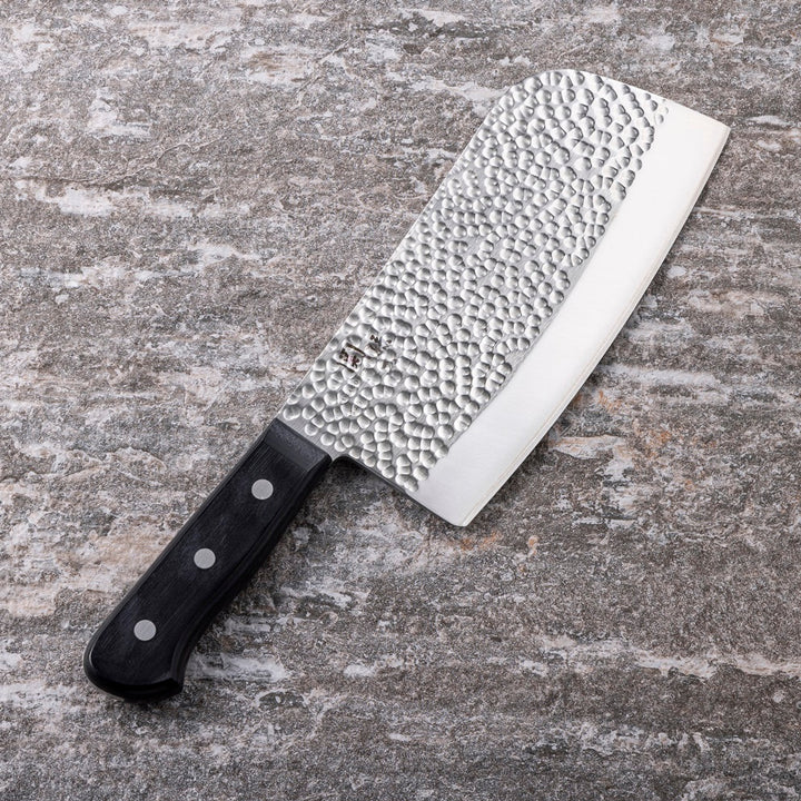 17.5cm Heavy-Duty Meat Cleaver with Laminated Wood Handle