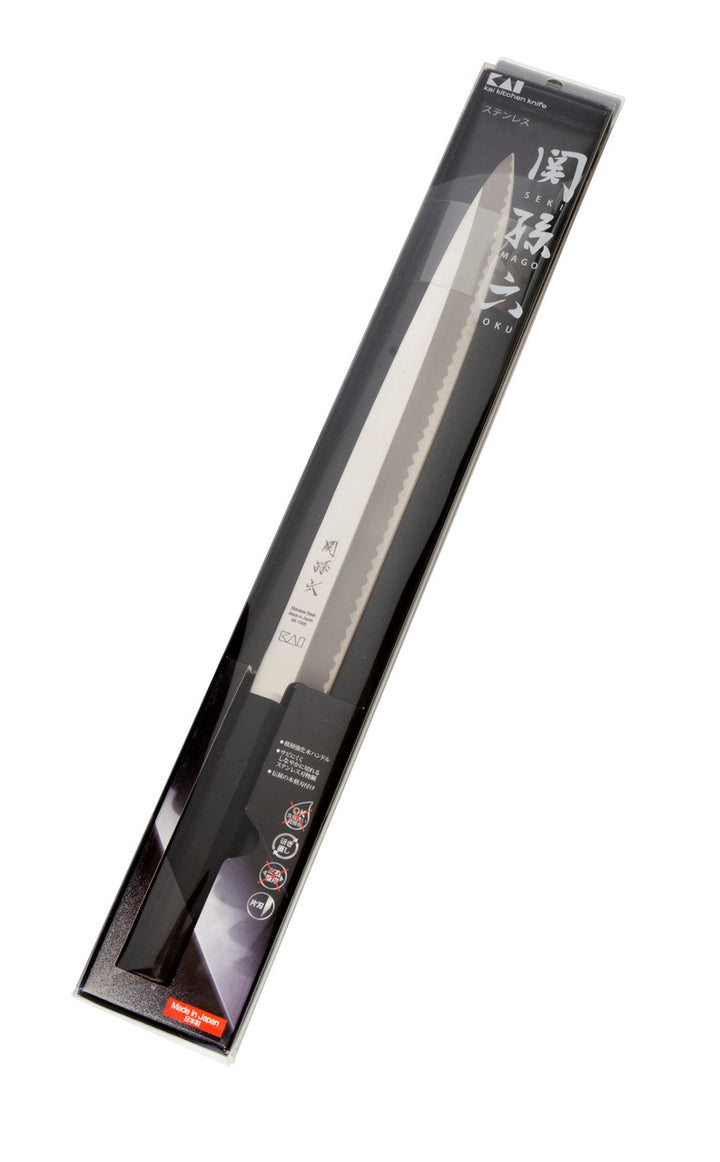 Shun Yanagiba Japanese slicing knife with pakka wood handle