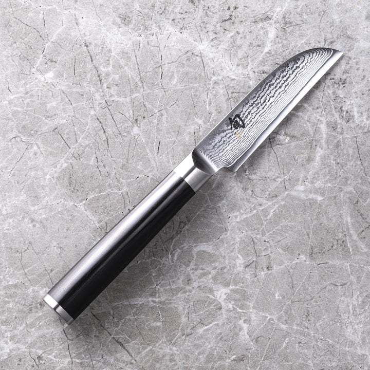Premium Shun Classic vegetable knife for precise vegetable cutting