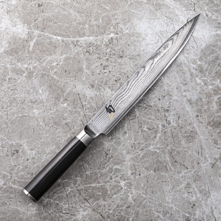 Shun Classic 23cm slicing knife in gift box, Japanese craftsmanship