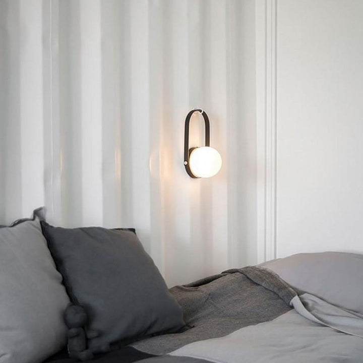 AUDO CPH (ex MENU) Carrie Lamp Portable + Rechargeable, Black by Audo Copenhagen - A minimalist innovation for freedom and flexibility, the Carrie Table Lamp, portable with a metal base and glass shade is unique for its multiple uses and mutability. Usefu