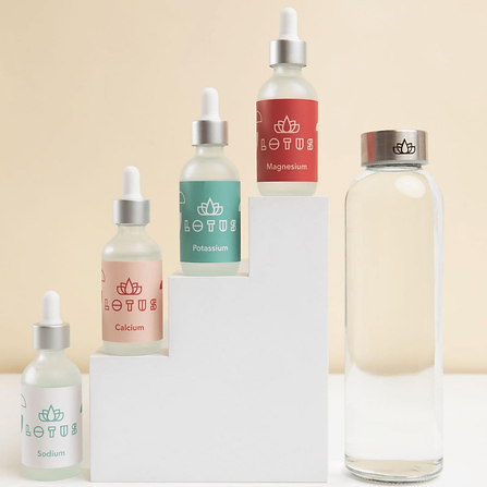 Shun Lotus Brew Water Kit with mineral concentrates