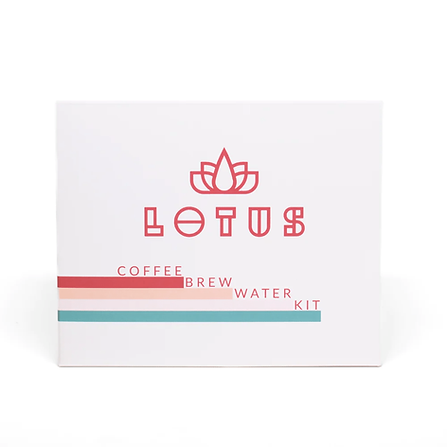 Lotus Brew Water Kit bottles with precision droppers