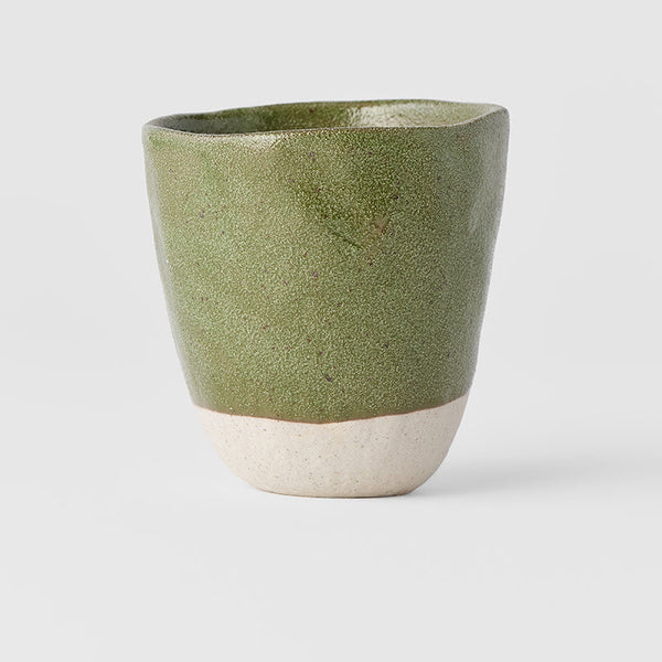 Lopsided Mug 275ml Matcha Green Glaze