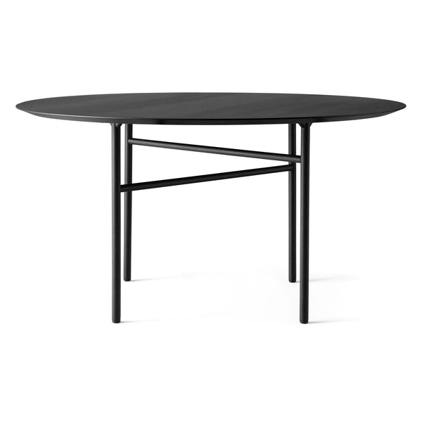 Snaregade Round Dining Table by Audo Copenhagen - Thoroughly tested by founder and creative management. An elegant and minimalist table with a strong geometric presence, the Snaregade is sleek enough to aesthetically elevate any space, and durable enough