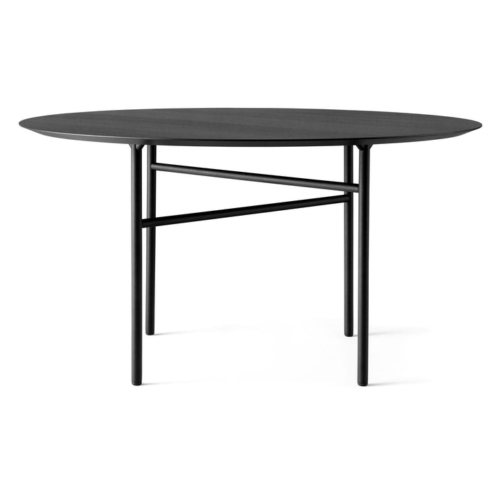 Snaregade Round Dining Table by Audo Copenhagen - Thoroughly tested by founder and creative management. An elegant and minimalist table with a strong geometric presence, the Snaregade is sleek enough to aesthetically elevate any space, and durable enough