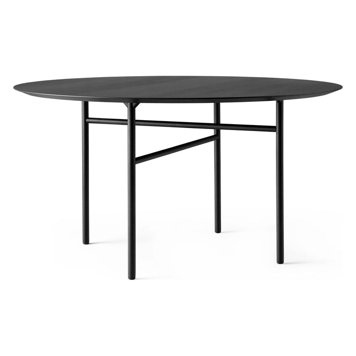 Snaregade Round Dining Table by Audo Copenhagen - Thoroughly tested by founder and creative management. An elegant and minimalist table with a strong geometric presence, the Snaregade is sleek enough to aesthetically elevate any space, and durable enough
