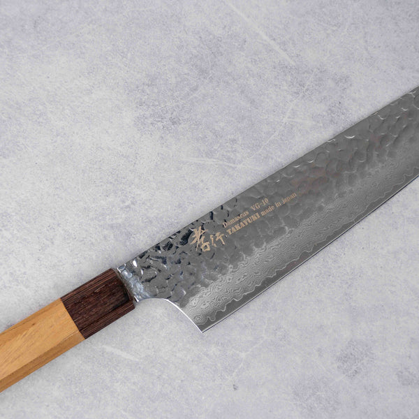 Saikai Takayuki 33 Layer Damascus Knife, Kengata Gyuto, Blade 19cm
