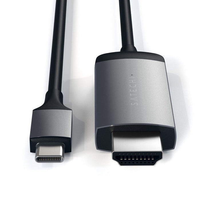 Satechi USB-C to 4K HDMI Cable (1.8 m) USB Type-C connection to HDMI 4K resolution support for crisp, clear display 60Hz refresh rate capable Flexible 1.8 m cable with sleek aluminium brushed connectors Designed for durability and lasting quality Plug & P
