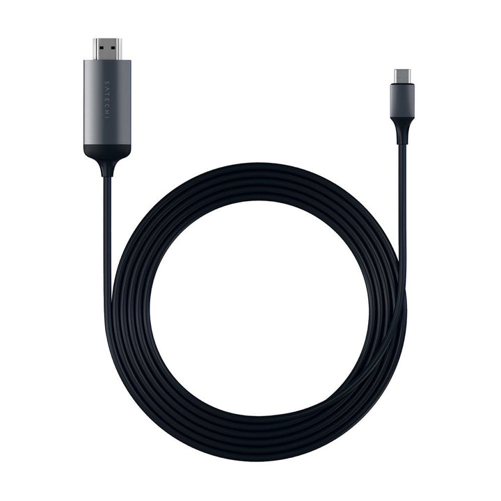 Satechi USB-C to 4K HDMI Cable (1.8 m) USB Type-C connection to HDMI 4K resolution support for crisp, clear display 60Hz refresh rate capable Flexible 1.8 m cable with sleek aluminium brushed connectors Designed for durability and lasting quality Plug & P