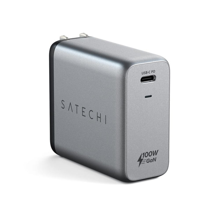 Satechi 100W USB-C PD GaN Wall Charger Unlock the full potential of USB-C Power Delivery with the Satechi 100W USB-C PD Wall Charger, featuring next-gen Gallium Nitride (GaN) technology to provide a faster, more efficient charge than before. With up to 10