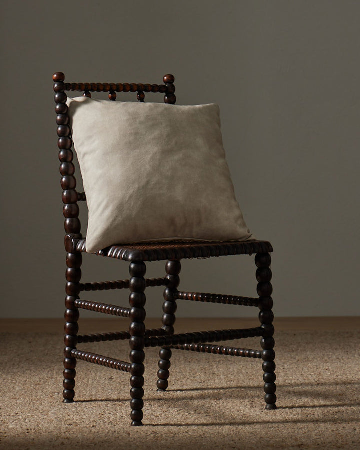 Ava Ecru - Plush Velvet Cushion in Bone White Discover the luxurious Ava Ecru cushion, featuring rich textures and a stunning bone white color, perfect for any decor.