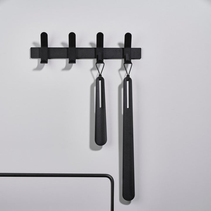 A-Rack Coat/Towel Rack, Black