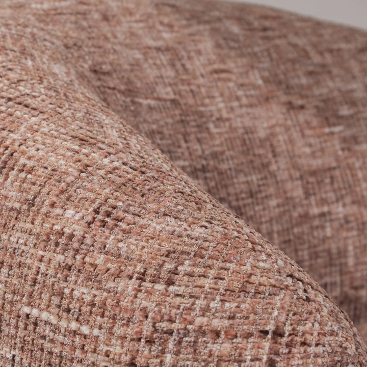 Aslan Occasional Chair Rust The Aslan Occasional Chair invites you to sink into plush comfort with its curved silhouette and soft, textured upholstery. This chair introduces a vibrant, multi-coloured fabric that adds bold personality while maintaining a r