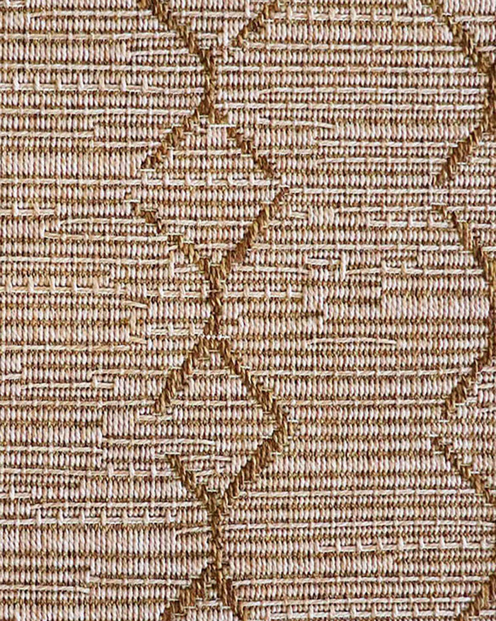 Aruba Floor Rug Featuring a textured weave with irregular linear patterning, the Arubaâ€™s golden earth tones add character and texture to a space. Suitable for use both in and outdoors, the durability and easy care features of the Aruba make it perfect o