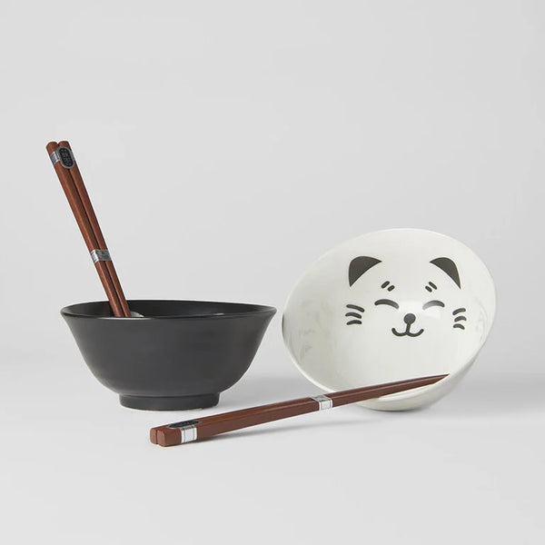 Bowl Set 15cm / Cat Face Design