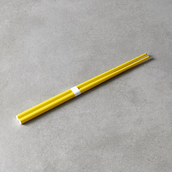 Chopsticks 23cm / Canary Yellow & White