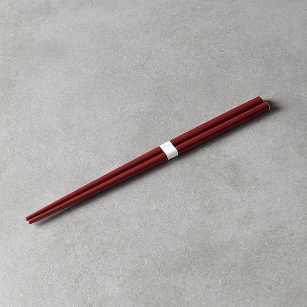 Chopsticks 23cm / Dark Red & White