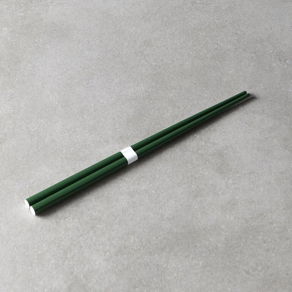 Chopsticks 23cm / Deep Green & White
