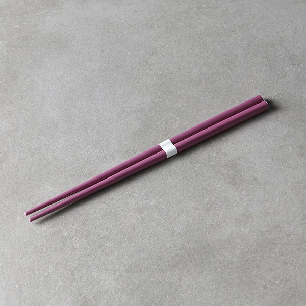 Chopsticks 23cm / Plum & White