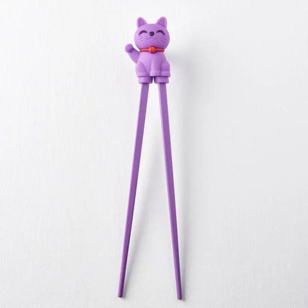 Chopsticks / Maneki Neko Purple