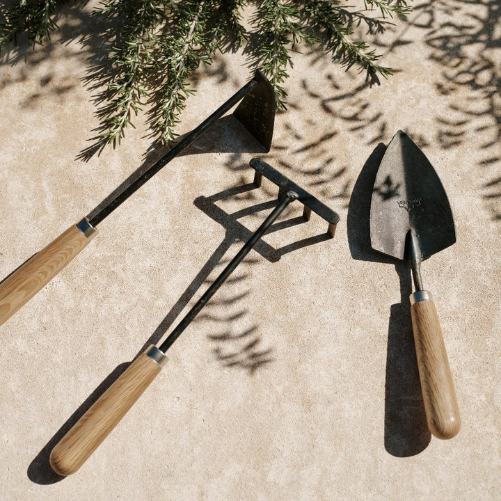 Audo CPH Pallares x Audo CPH Plant Tools, Set of 3 by Audo Copenhagen - Product Information: Made exclusively for Audo by Spanish toolmakers Pallarés, a century-old manufacturer of knives and tools of the highest quality. The 3-piece set includes a trowel