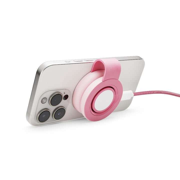 Twelve South ButterFly SE 2-in-1 Qi2 Travel Charger (Pink)