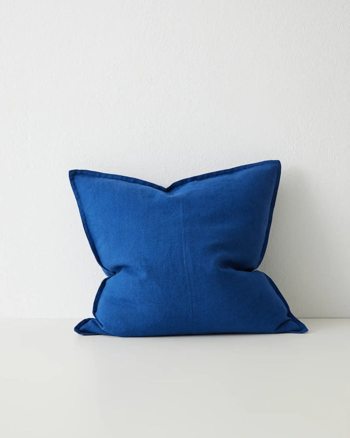 Como Cobalt Crafted from the highest quality European Linen sourced from France and Italy, our Como range is stone-washed, giving the fabric a soft, matte, vintage texture that mutes any shine, making it feel tactile and refined.Como Cobalt is a coastal-i
