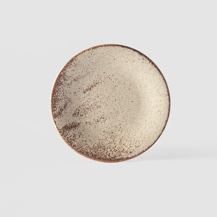 Tapas Plate 17cm Sand Fade Glaze