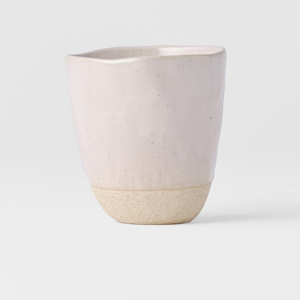 Lopsided Mug 275ml Sakura Pink & Bisque Glaze
