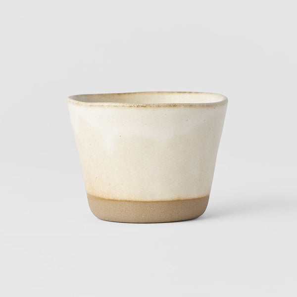 Cup 140ml Almond Brown Glaze
