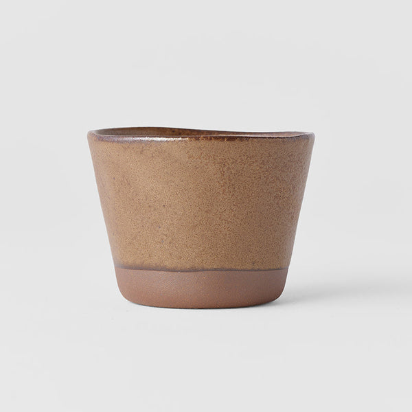 Cup 140ml Chestnut Brown Glaze