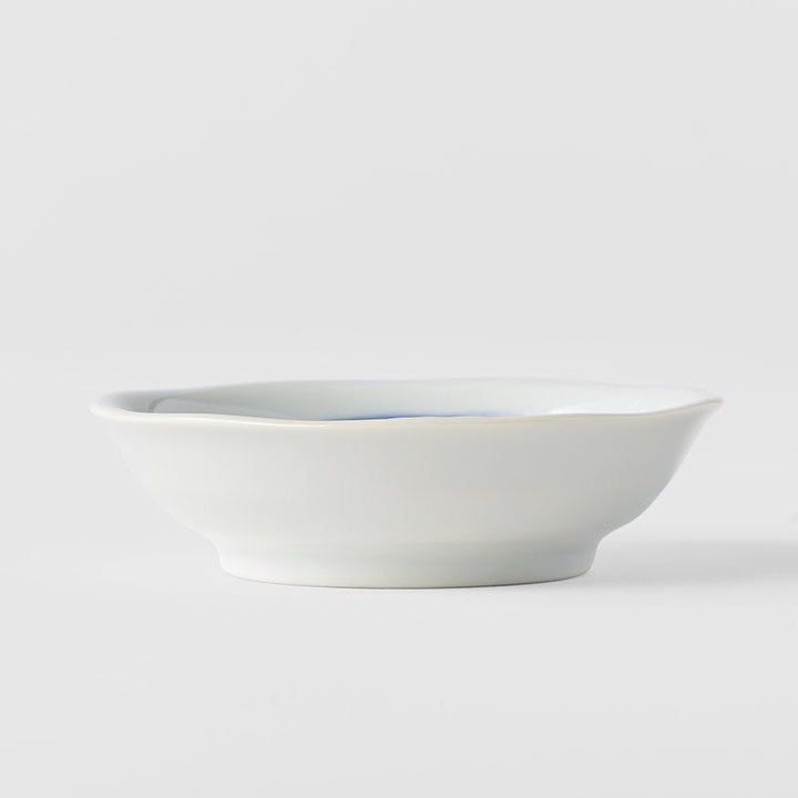 10cm Winking Cat Design bowl, elegant white ceramic dish for serving or decor, perfect for cat lovers.