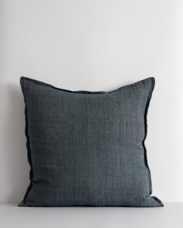 Cassia Cushion Handwoven from medium-weight linen fibres, our Cassia collection exemplifies timeless, contemporary style. Featuring a 1cm flange edge, the refined charcoal tone and gentle surface texture makes this piece perfect for styling pared-back, th