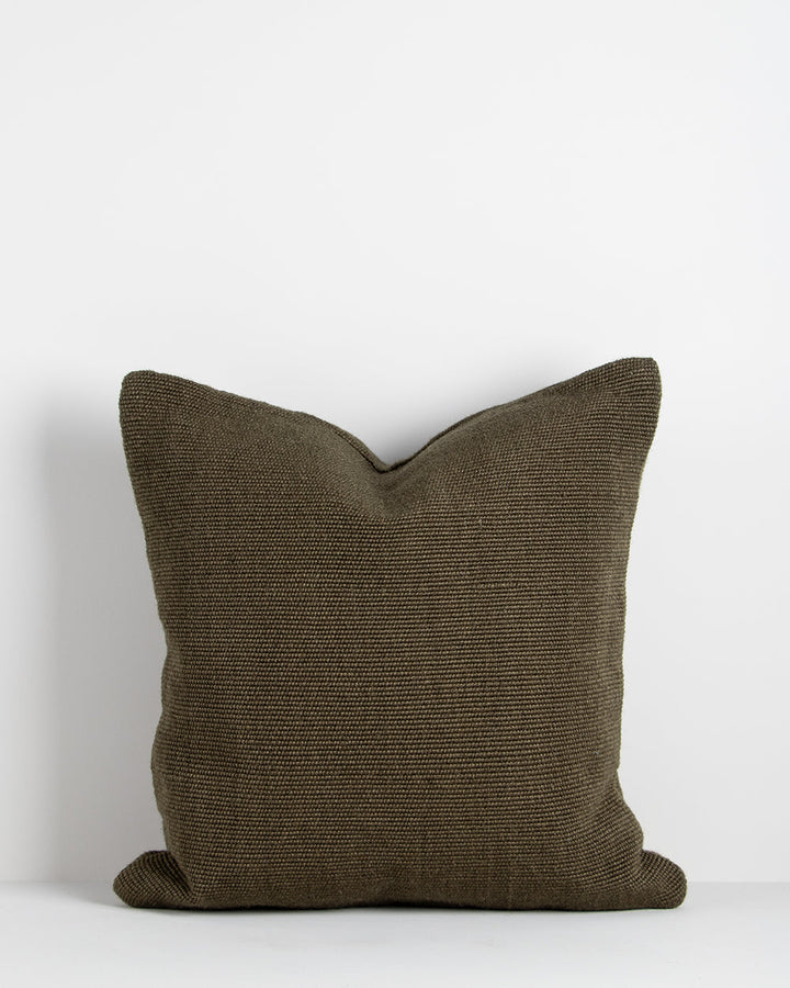 Clipper Cushion Create a coastal feel with the soothing colourway of our Clipper cushion. Woven from durable PET yarn, the Clipper’s rich textural weave and simple design makes this a versatile piece that can be paired with most cushion styles. This piece