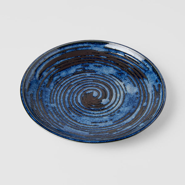 Side Plate 19cm / Copper Swirl Glaze